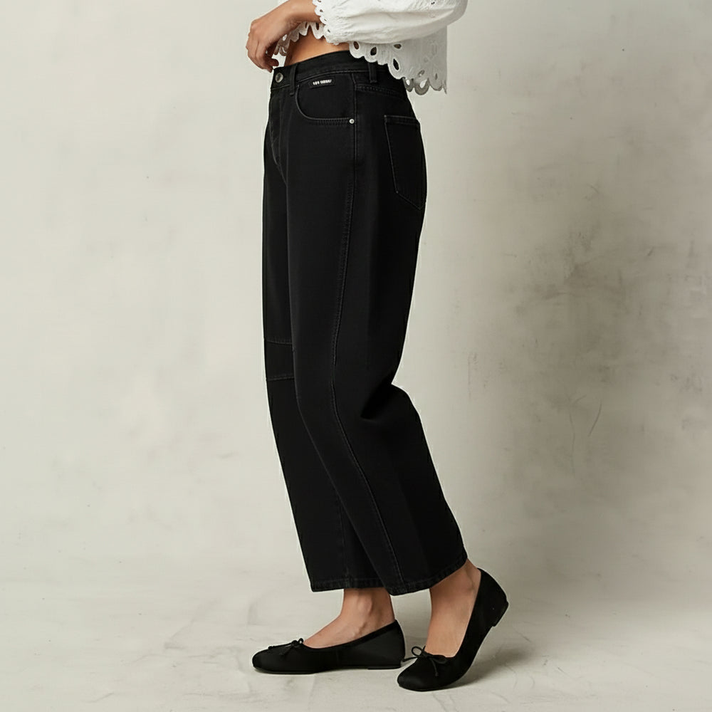 Damen Jeans mit Barrel Fit