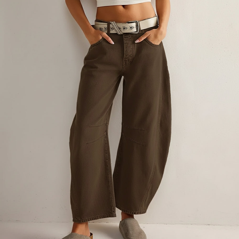 Damen Jeans mit Barrel Fit