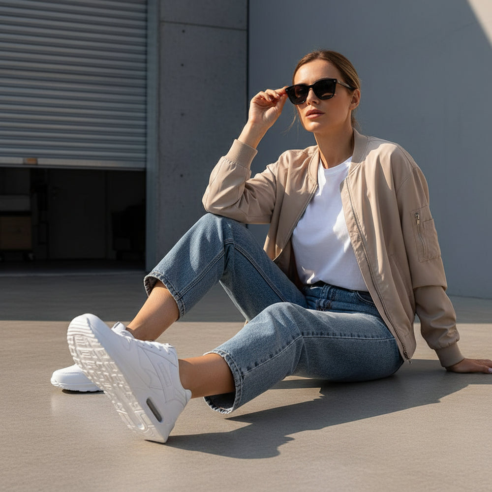 Damen Sneaker mit Luftpolsterung | Bequem