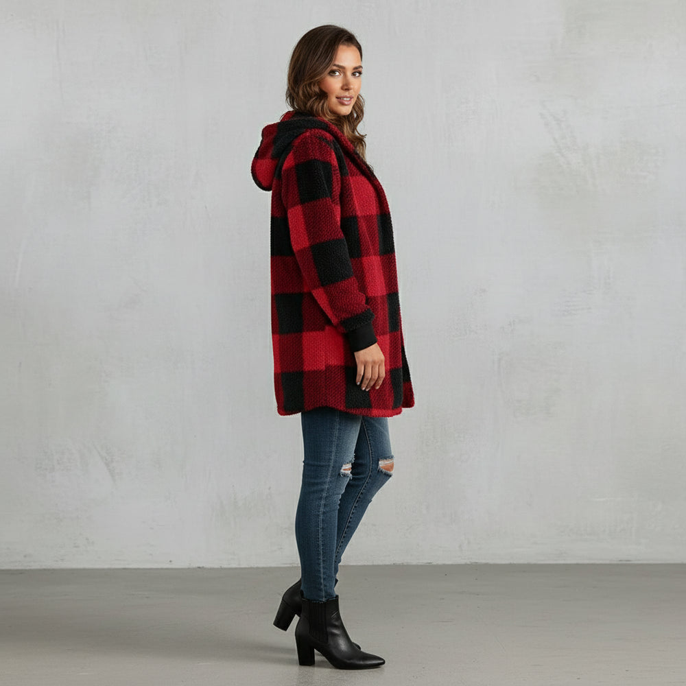 Damen Kunstfell Wintermantel | Elegant | Lang