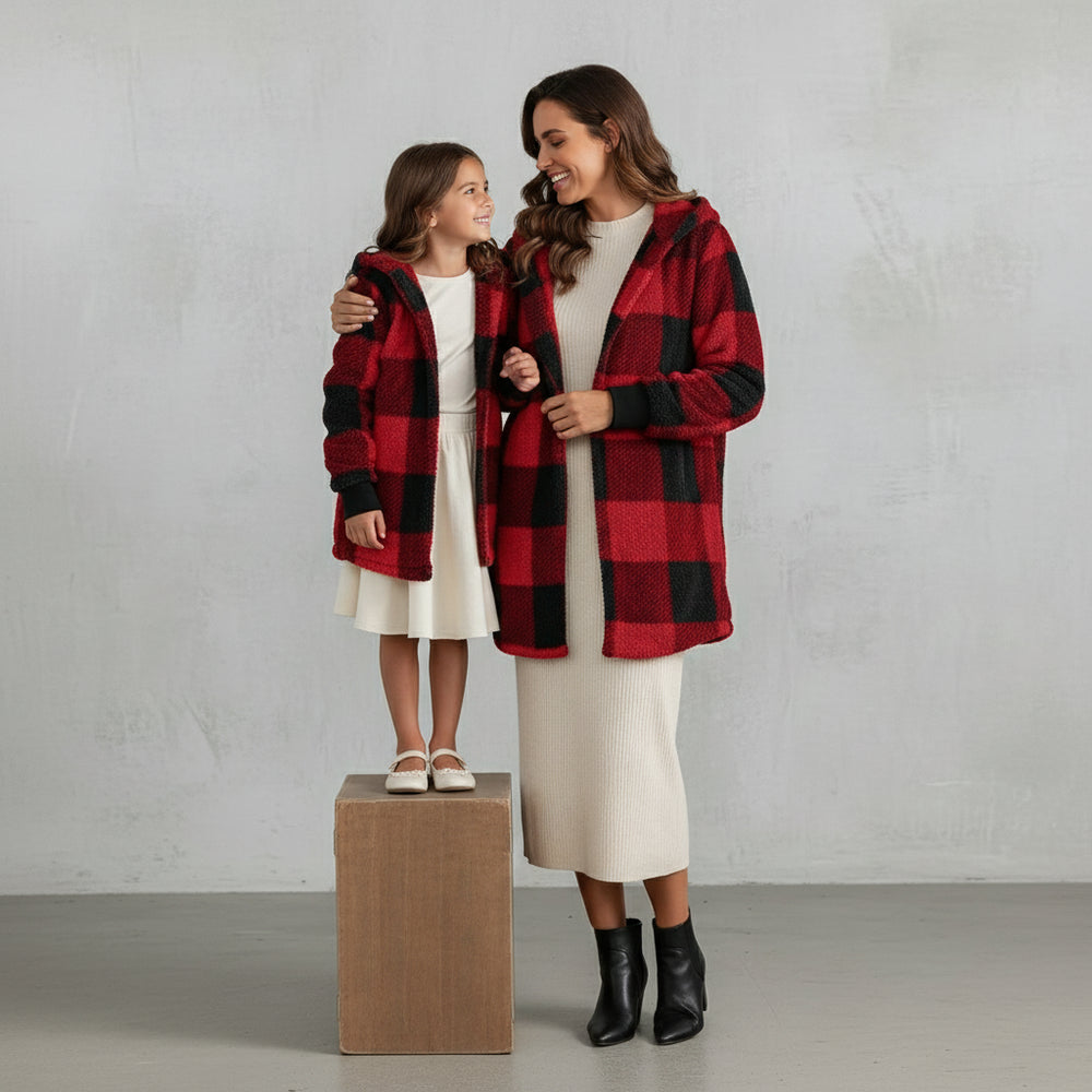 Damen Kunstfell Wintermantel | Elegant | Lang