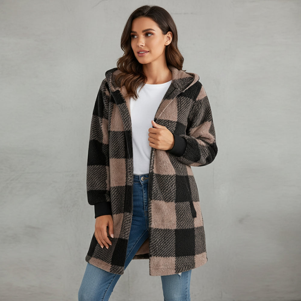 Damen Kunstfell Wintermantel | Elegant | Lang