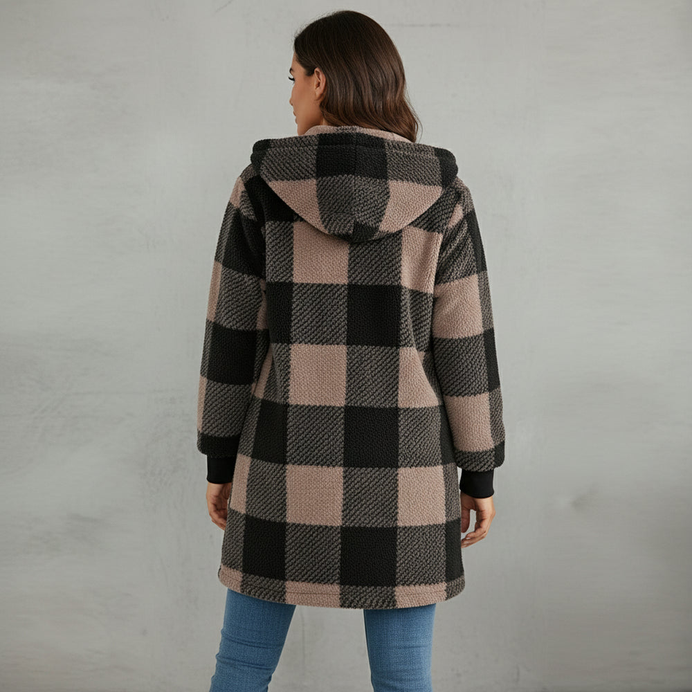 Damen Kunstfell Wintermantel | Elegant | Lang