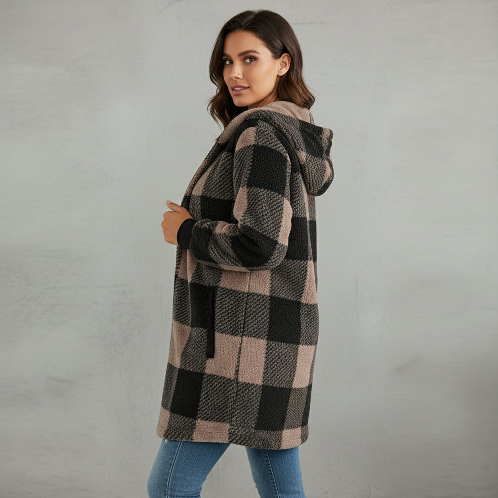 Damen Kunstfell Wintermantel | Elegant | Lang