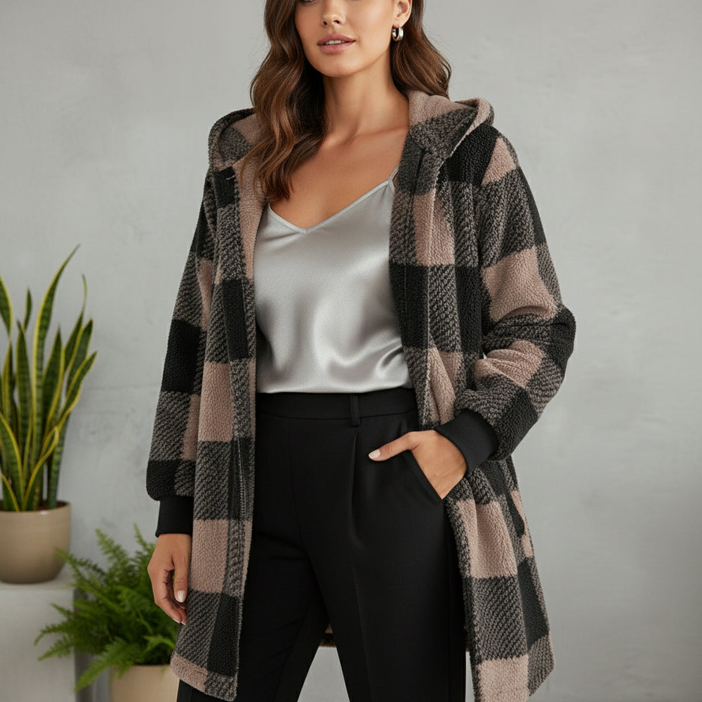 Damen Kunstfell Wintermantel | Elegant | Lang