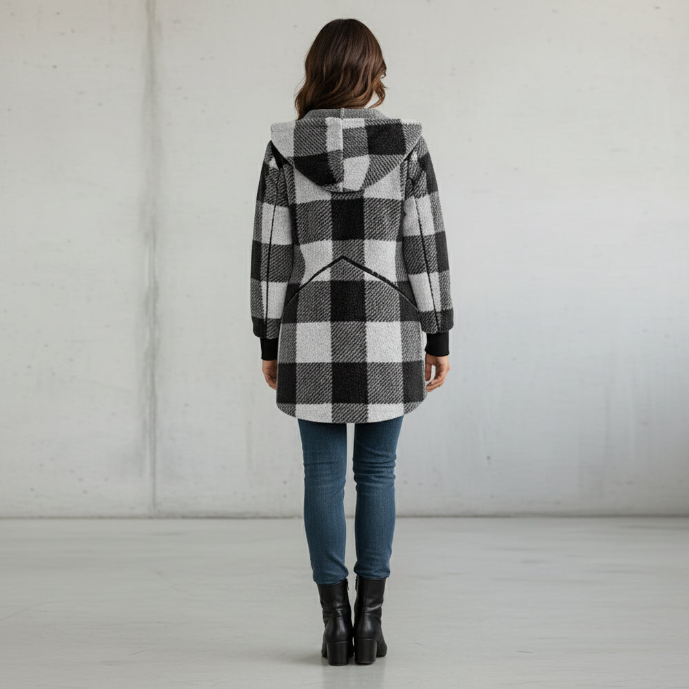 Damen Kunstfell Wintermantel | Elegant | Lang