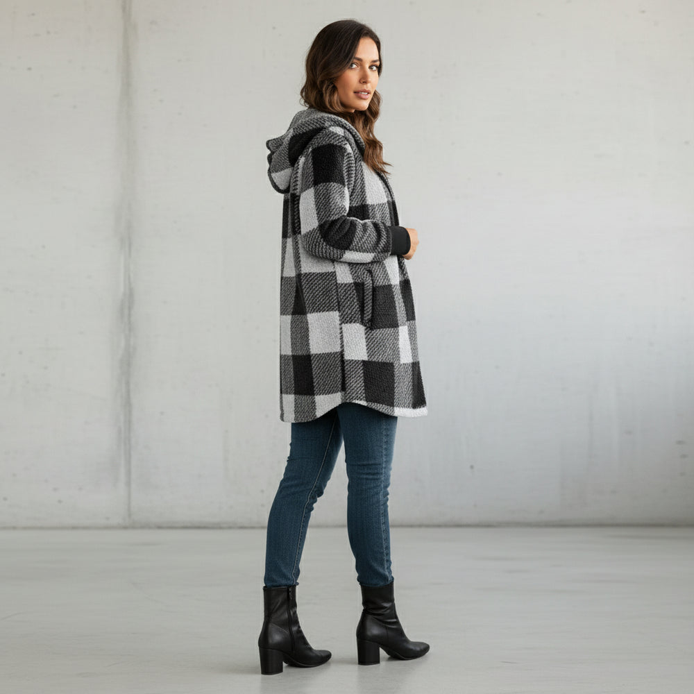 Damen Kunstfell Wintermantel | Elegant | Lang