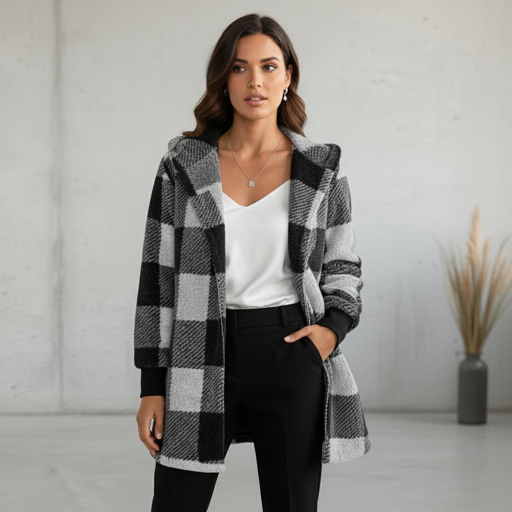 Damen Kunstfell Wintermantel | Elegant | Lang