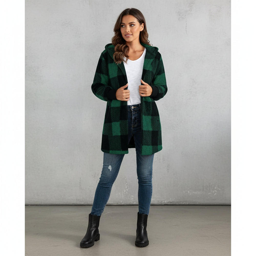 Damen Kunstfell Wintermantel | Elegant | Lang