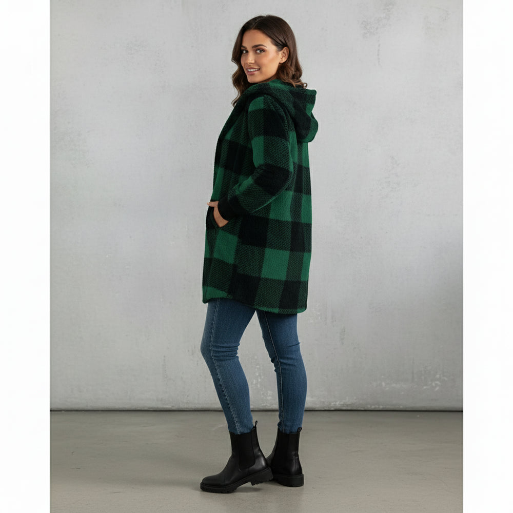 Damen Kunstfell Wintermantel | Elegant | Lang