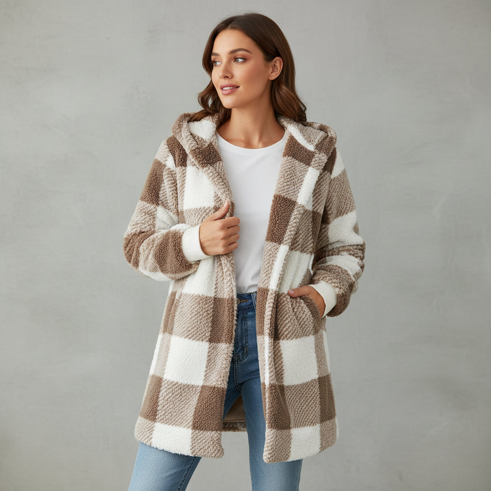 Damen Kunstfell Wintermantel | Elegant | Lang