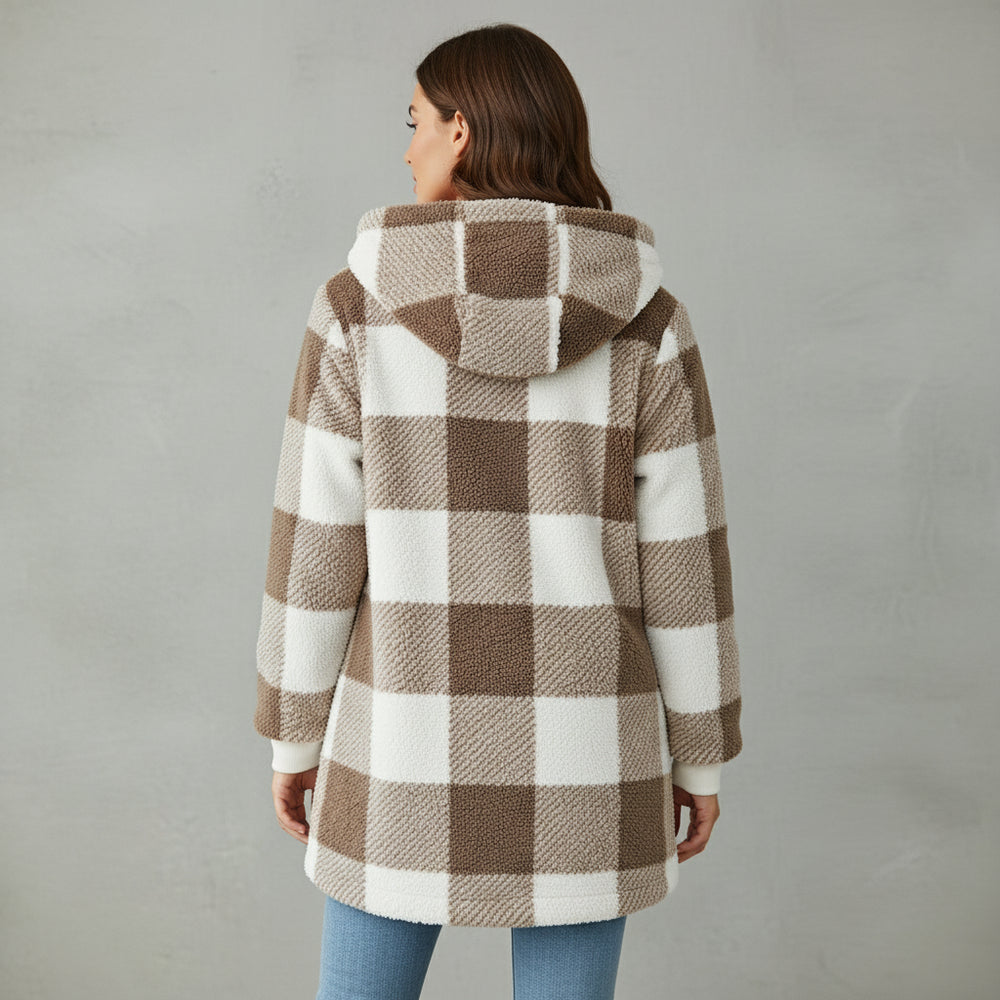 Damen Kunstfell Wintermantel | Elegant | Lang