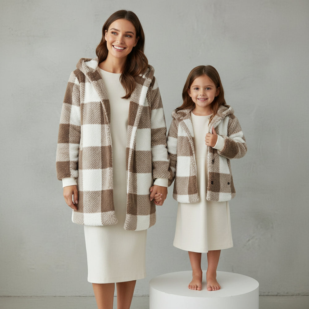 Damen Kunstfell Wintermantel | Elegant | Lang