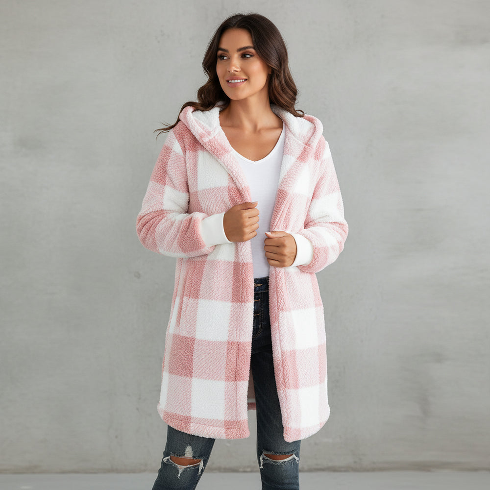 Damen Kunstfell Wintermantel | Elegant | Lang