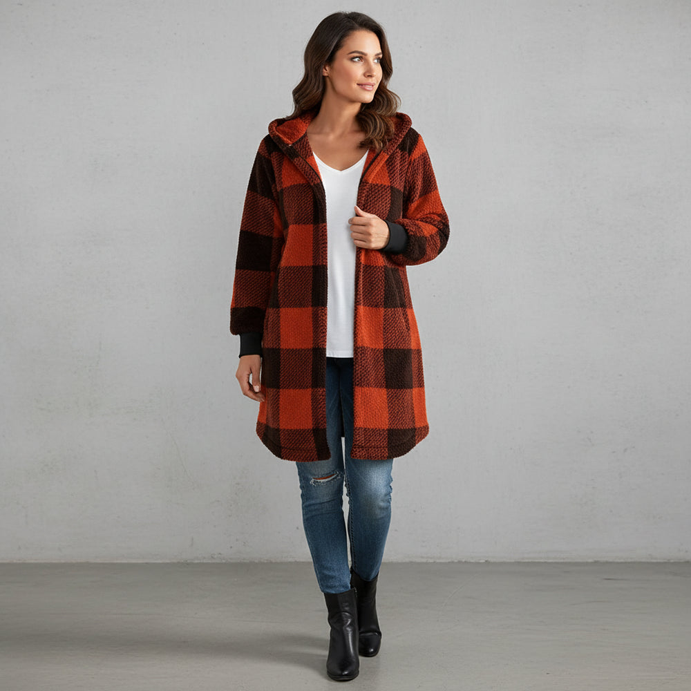 Damen Kunstfell Wintermantel | Elegant | Lang