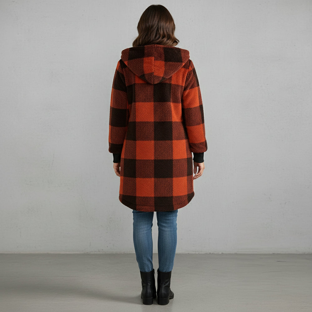 Damen Kunstfell Wintermantel | Elegant | Lang