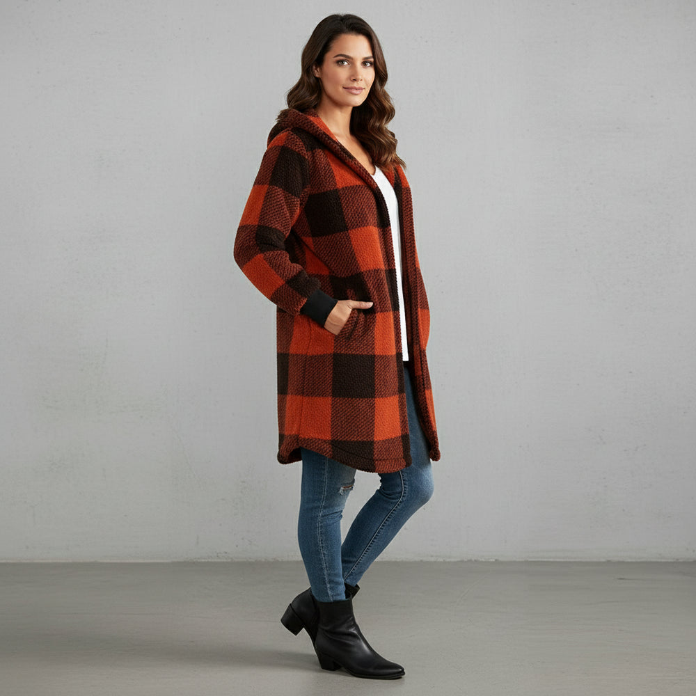 Damen Kunstfell Wintermantel | Elegant | Lang