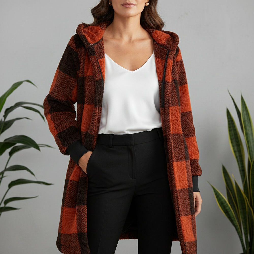 Damen Kunstfell Wintermantel | Elegant | Lang