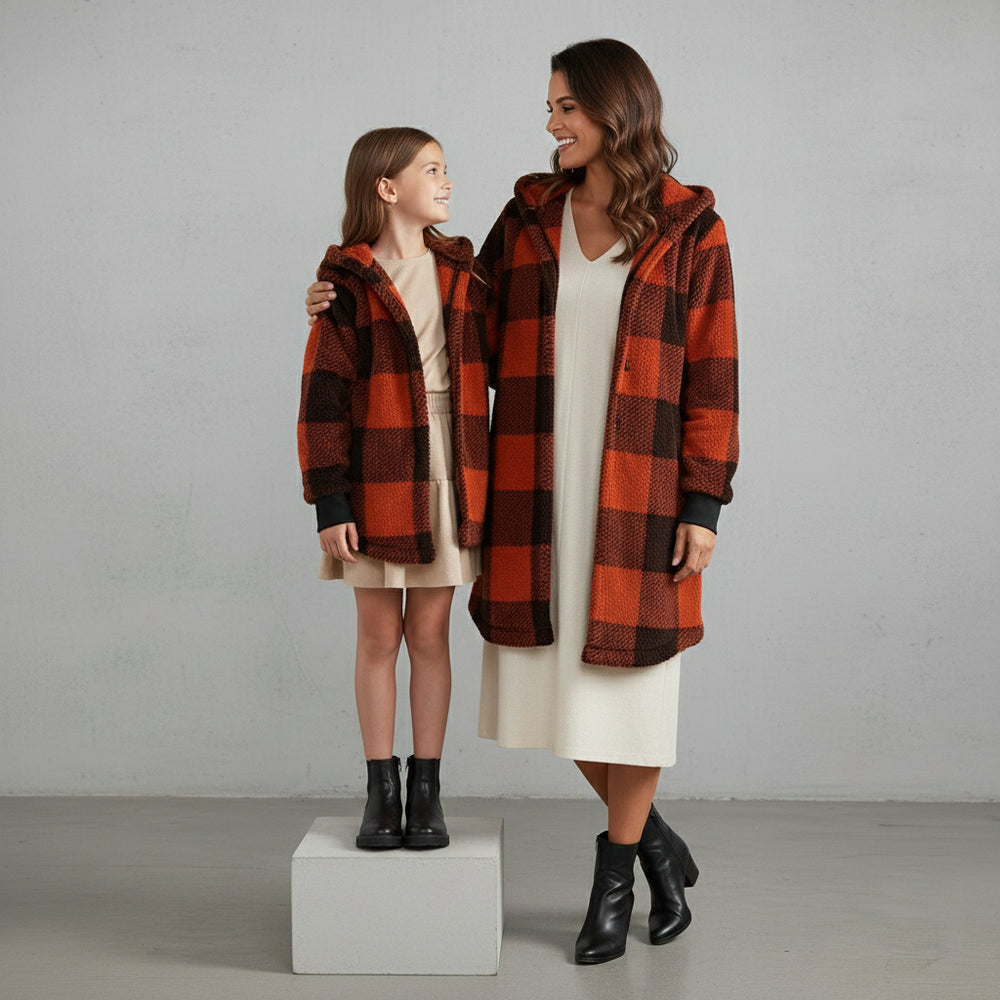 Damen Kunstfell Wintermantel | Elegant | Lang