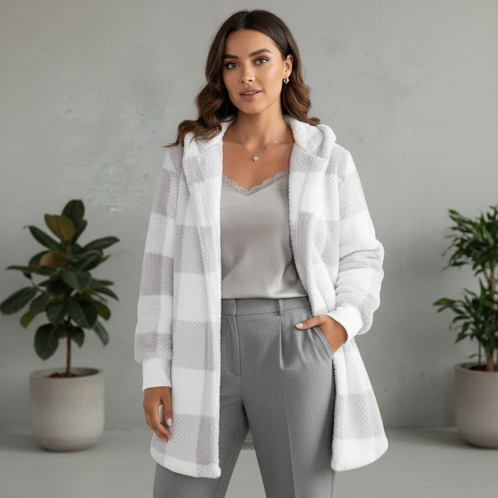 Damen Kunstfell Wintermantel | Elegant | Lang