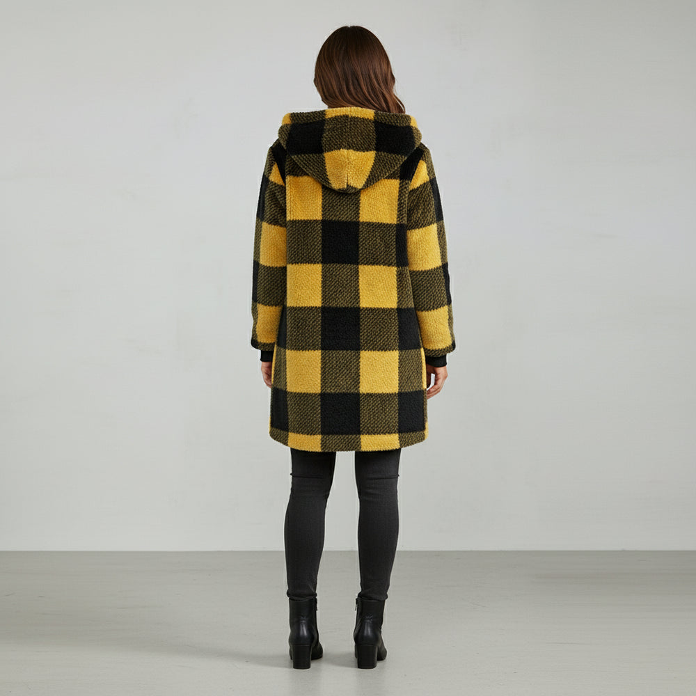 Damen Kunstfell Wintermantel | Elegant | Lang