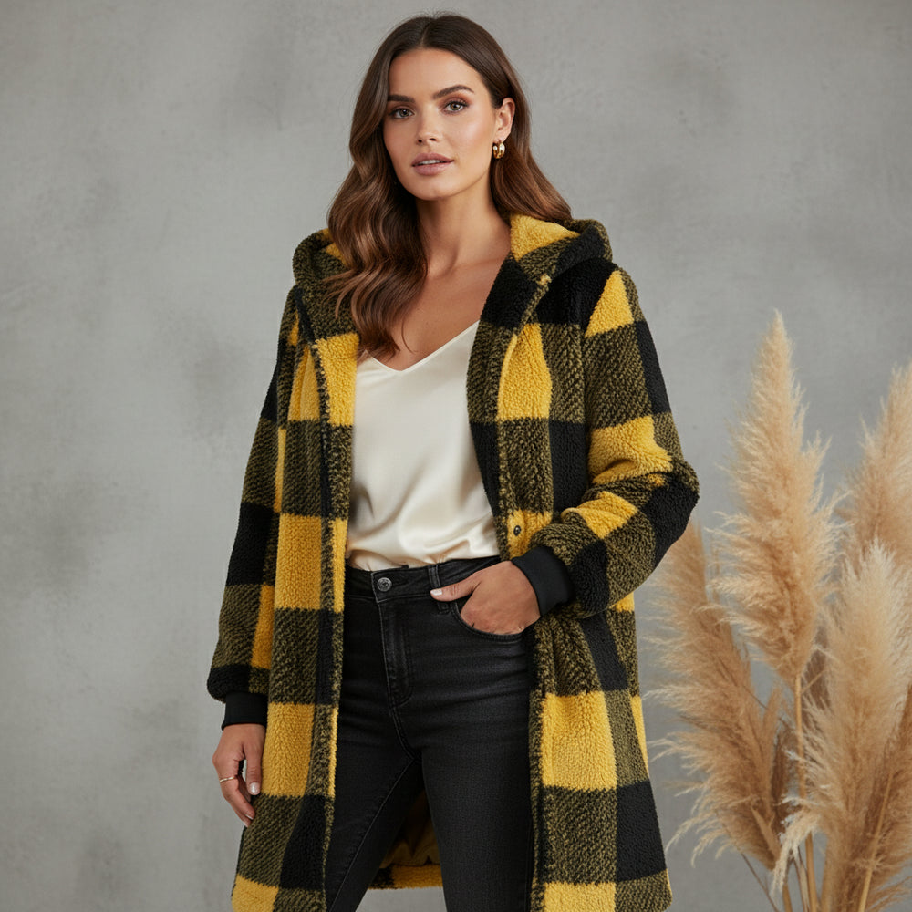 Damen Kunstfell Wintermantel | Elegant | Lang