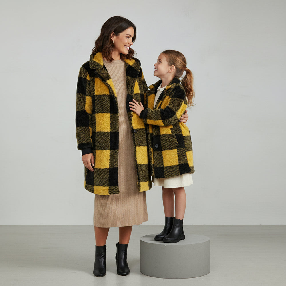 Damen Kunstfell Wintermantel | Elegant | Lang