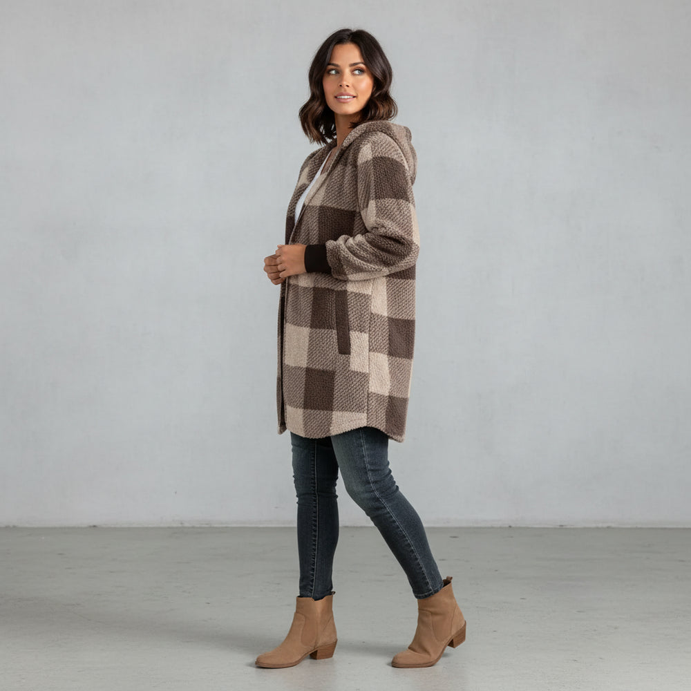 Damen Kunstfell Wintermantel | Elegant | Lang