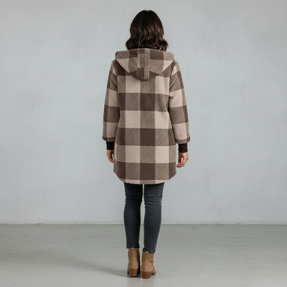 Damen Kunstfell Wintermantel | Elegant | Lang