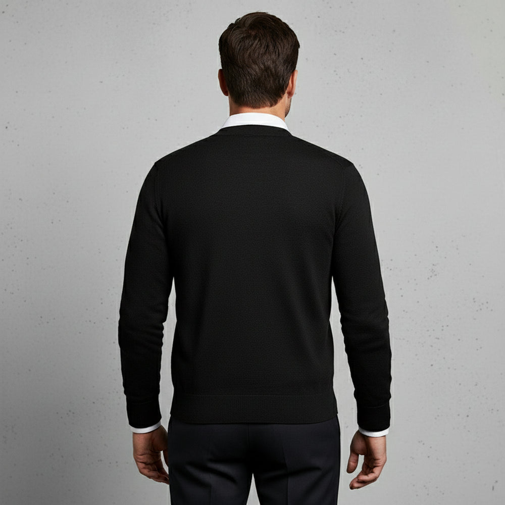 Lässiger Herren Cardigan Slim Fit V-Ausschnitt | Herbst/Winter