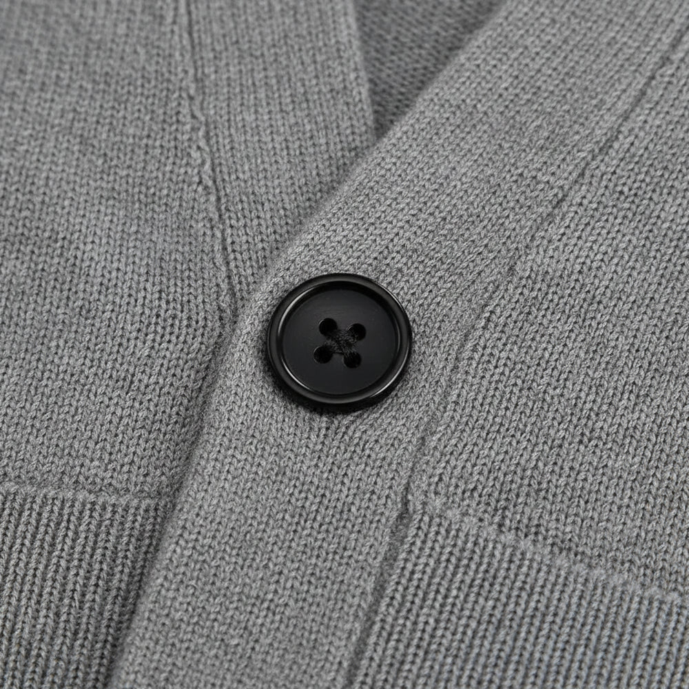 Lässiger Herren Cardigan Slim Fit V-Ausschnitt | Herbst/Winter