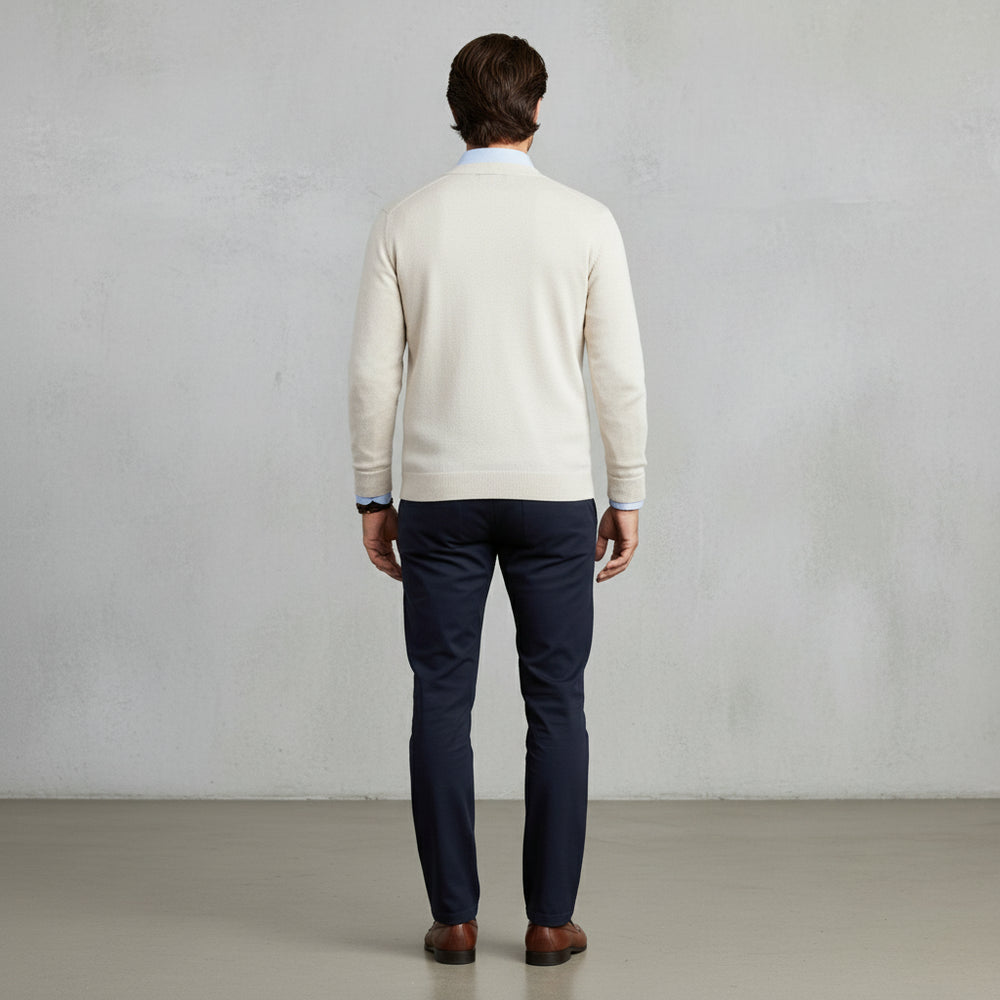 Lässiger Herren Cardigan Slim Fit V-Ausschnitt | Herbst/Winter