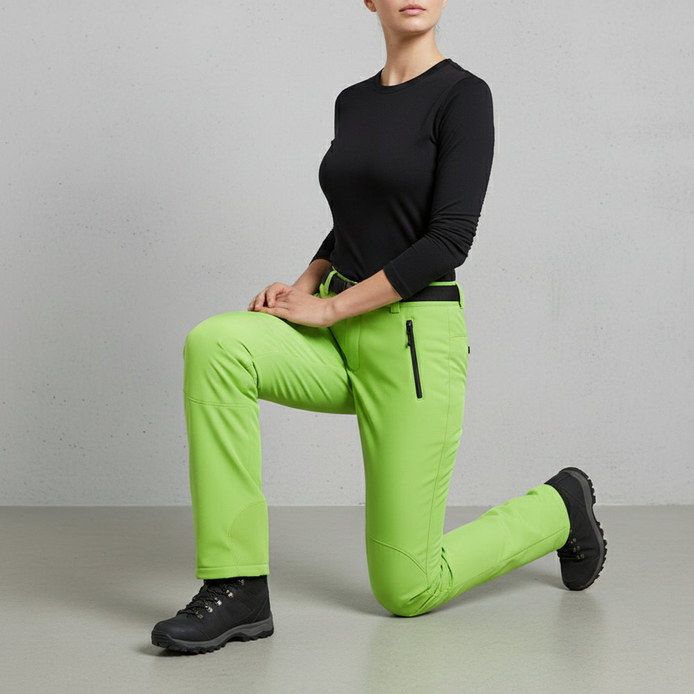 Damen Winter Softshellhose | Warm & Wasserdicht
