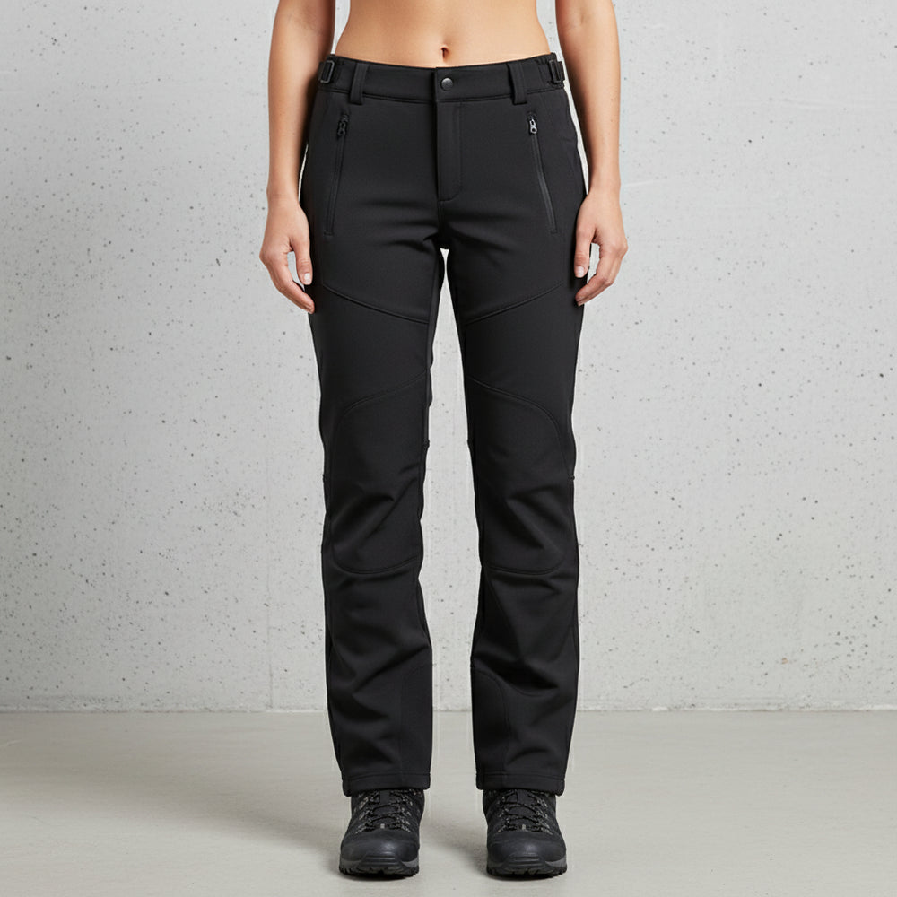Damen Winter Softshellhose | Warm & Wasserdicht