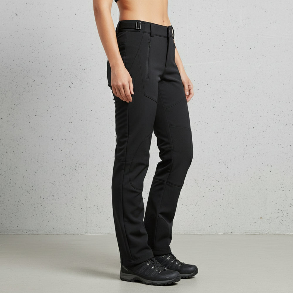 Damen Winter Softshellhose | Warm & Wasserdicht
