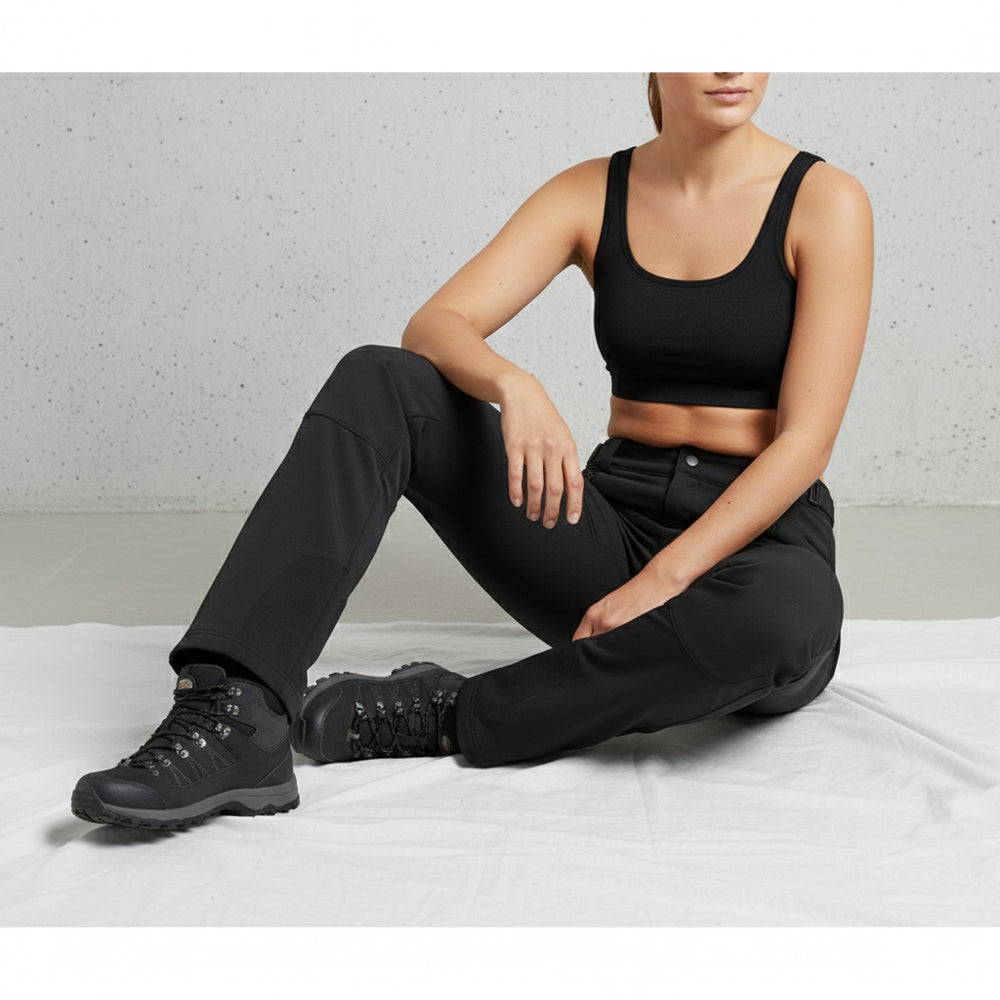 Damen Winter Softshellhose | Warm & Wasserdicht