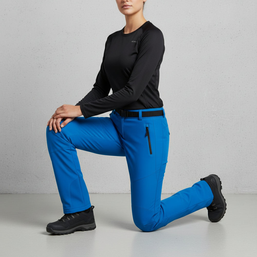 Damen Winter Softshellhose | Warm & Wasserdicht
