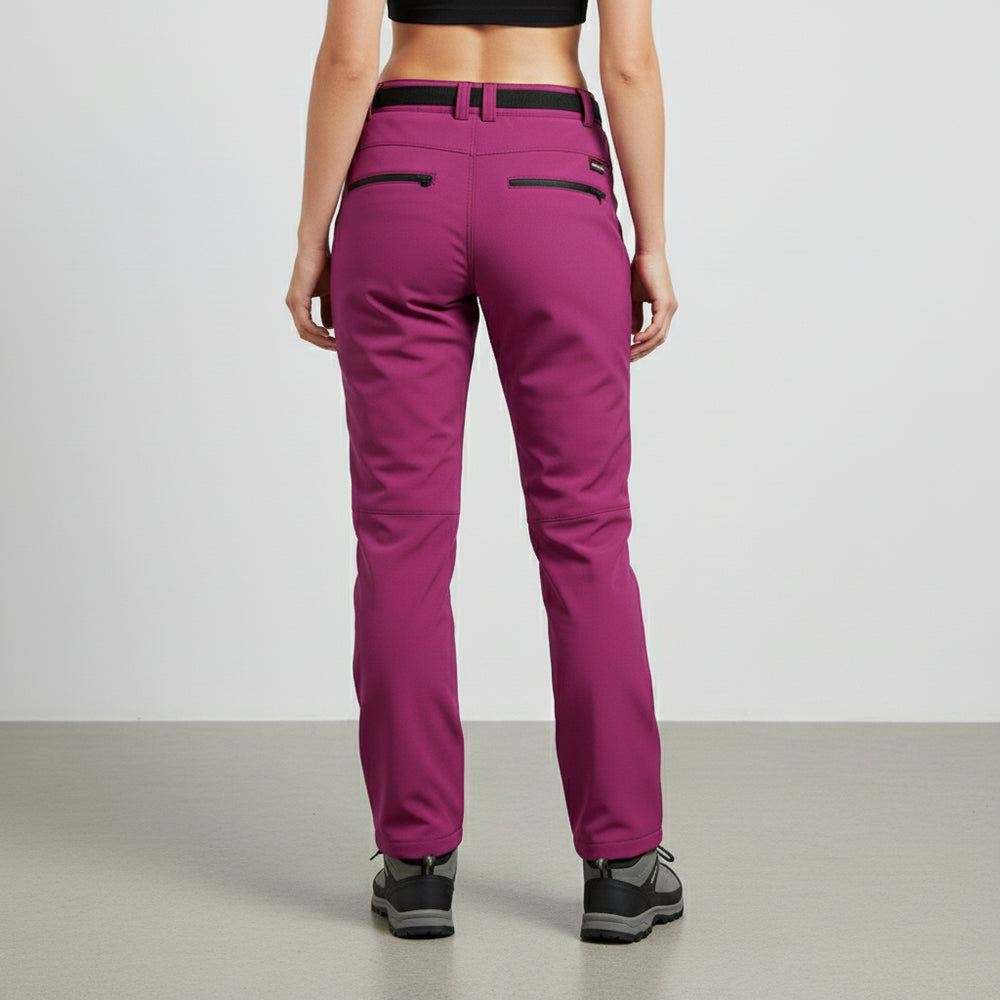 Damen Winter Softshellhose | Warm & Wasserdicht