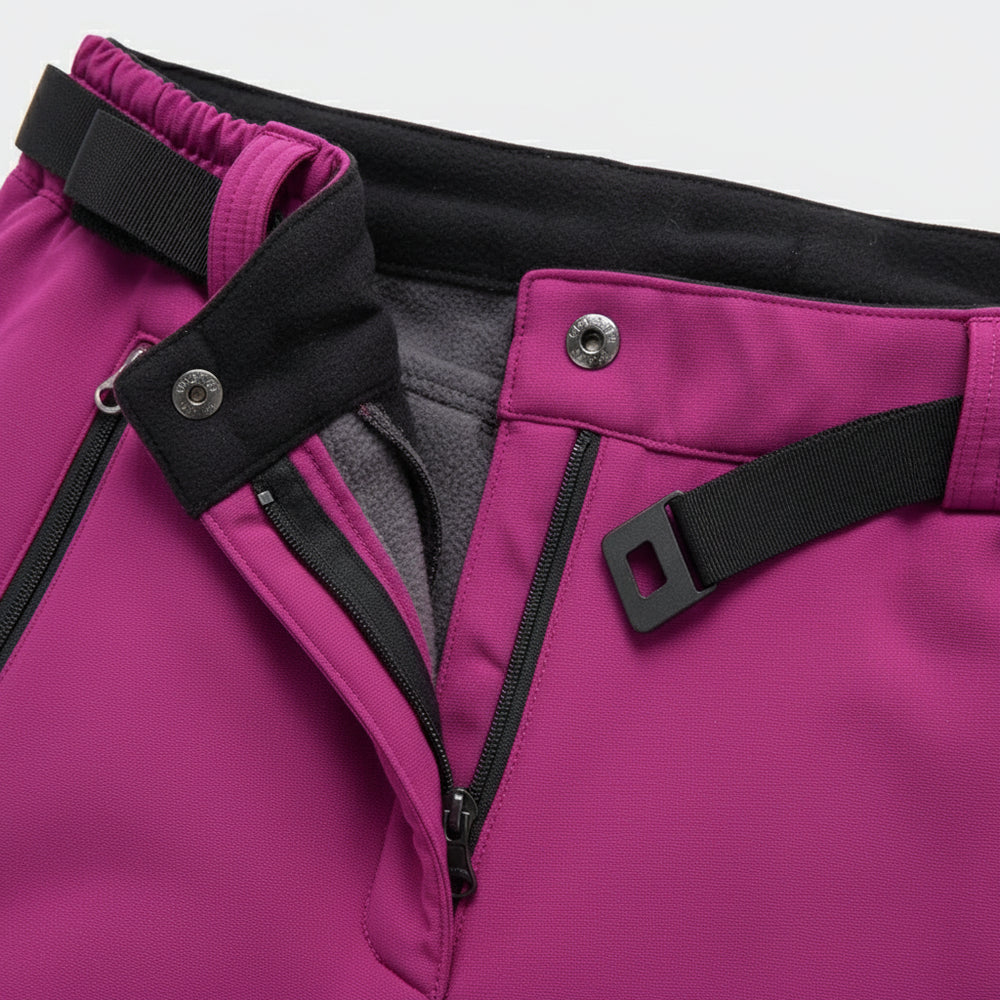 Damen Winter Softshellhose | Warm & Wasserdicht