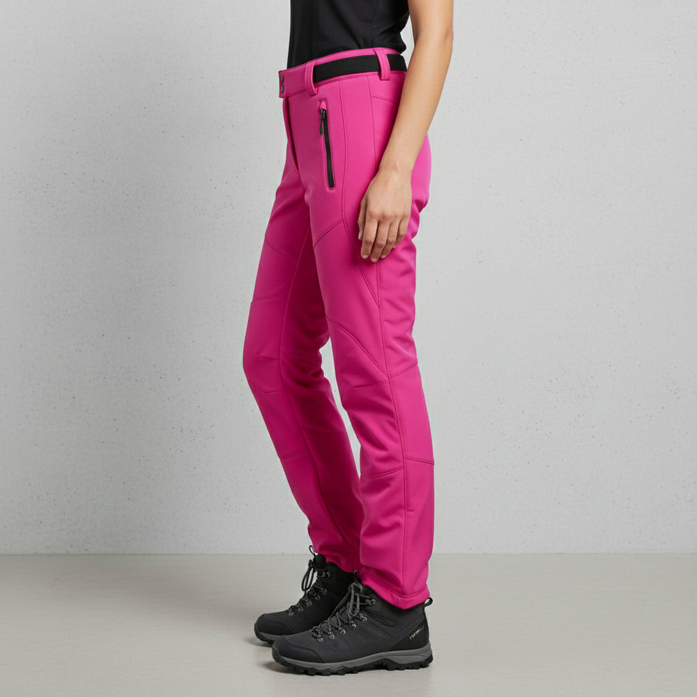 Damen Winter Softshellhose | Warm & Wasserdicht