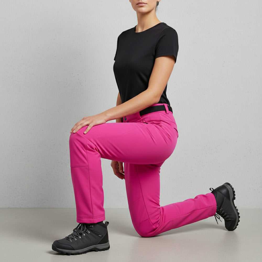 Damen Winter Softshellhose | Warm & Wasserdicht
