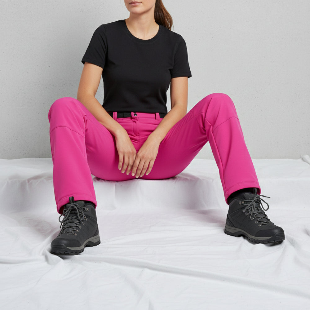 Damen Winter Softshellhose | Warm & Wasserdicht