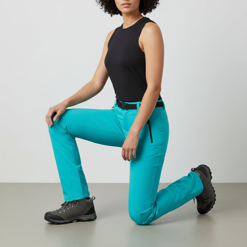 Damen Winter Softshellhose | Warm & Wasserdicht