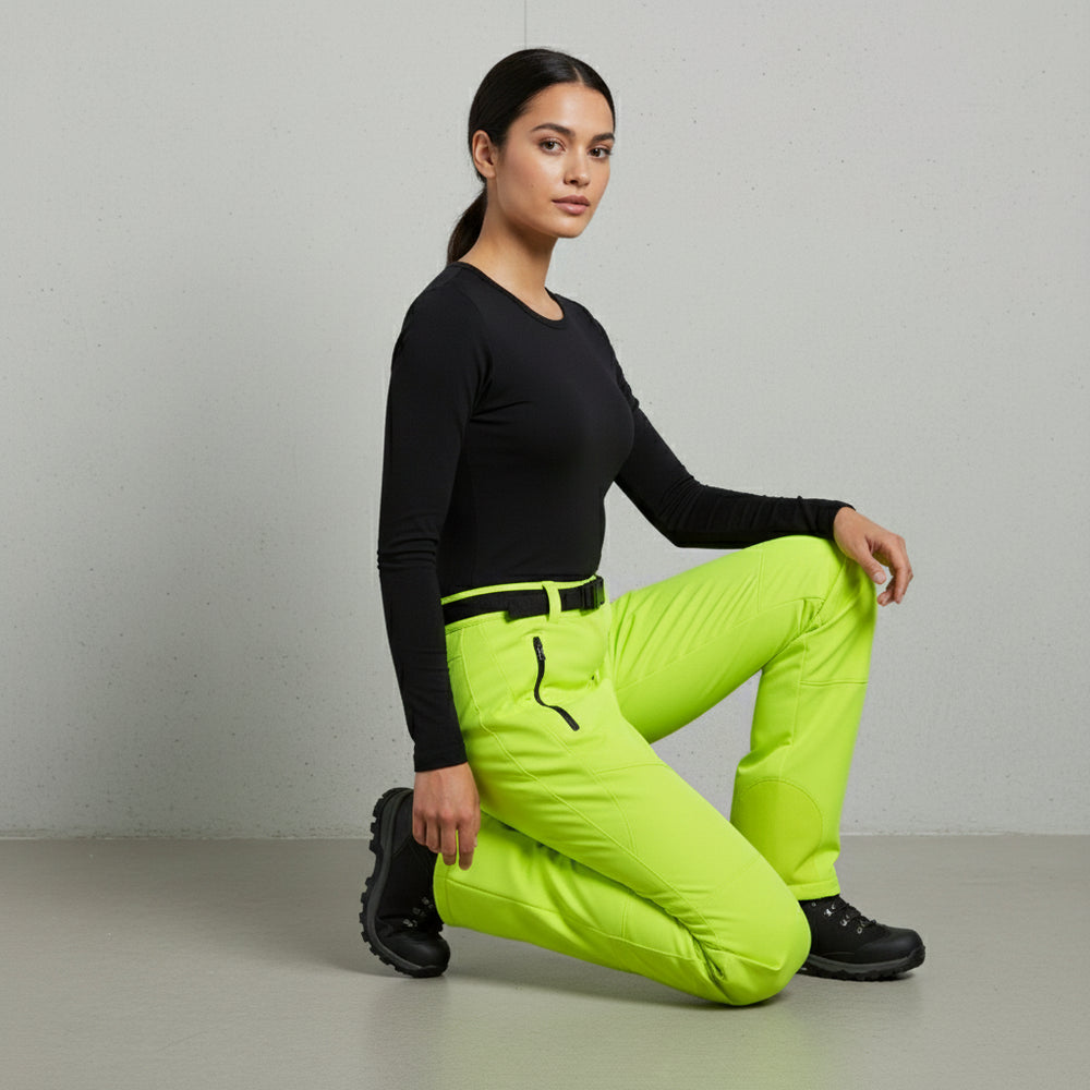 Damen Winter Softshellhose | Warm & Wasserdicht