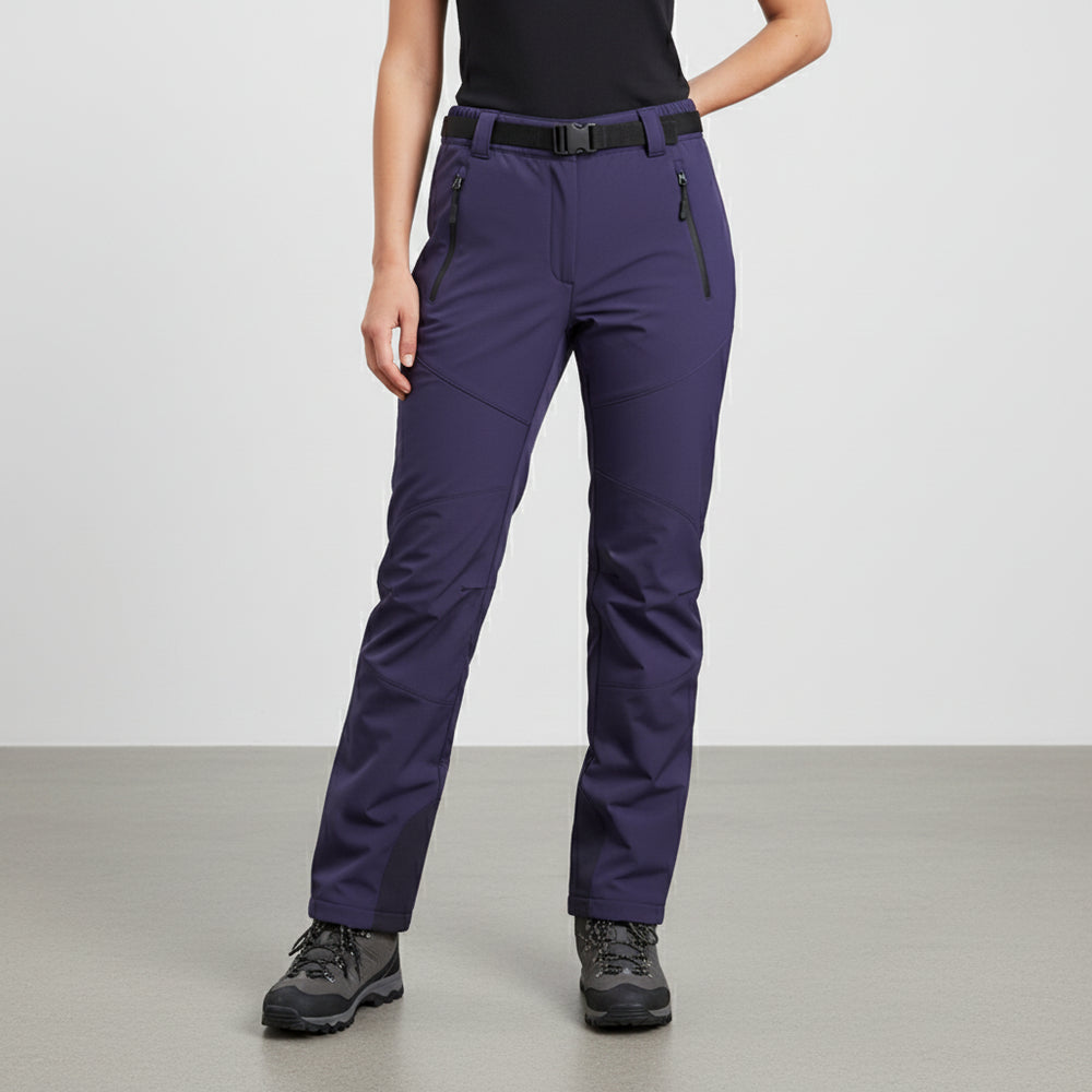Damen Winter Softshellhose | Warm & Wasserdicht