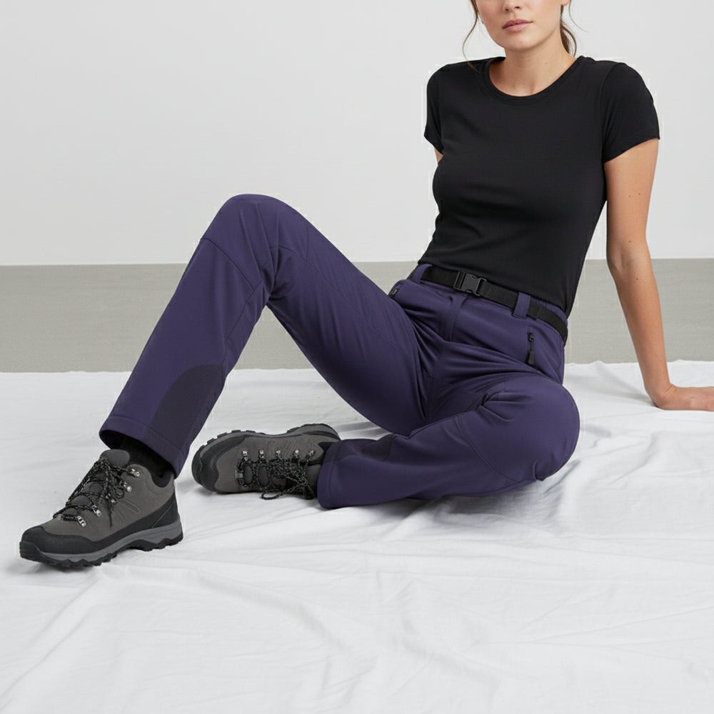 Damen Winter Softshellhose | Warm & Wasserdicht