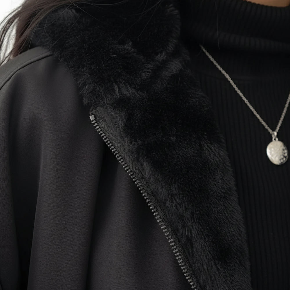 Damen Winterjacke warm | Wendbar & Kapuze