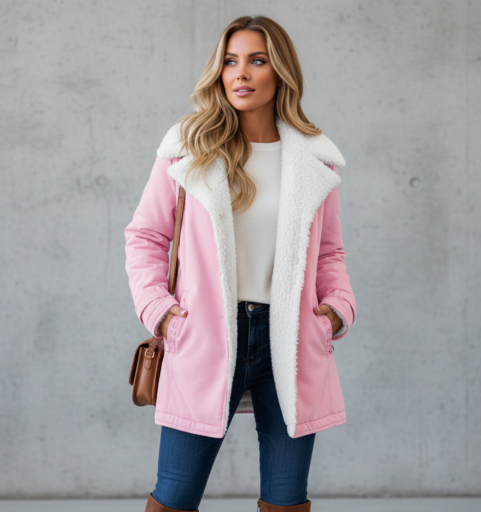 Warmer Damen Parka mit Plüsch Revers | Winter