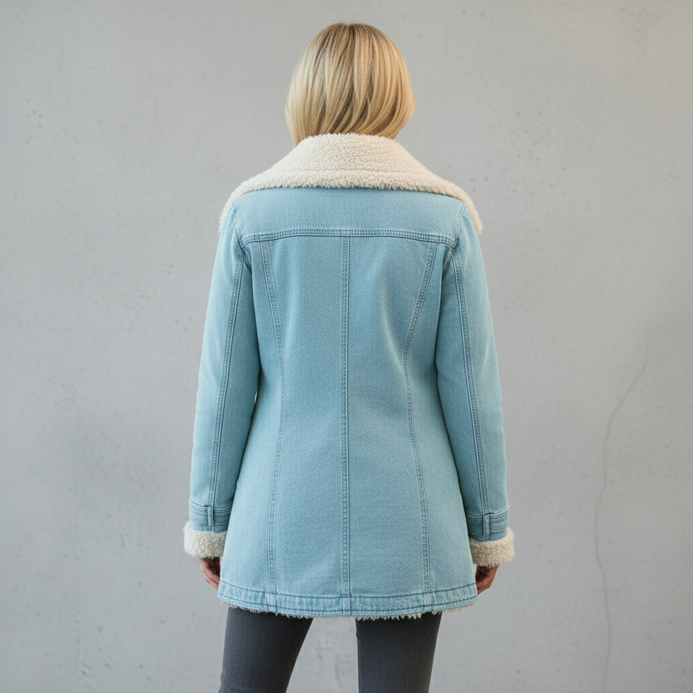 Warmer Damen Parka mit Plüsch Revers | Winter