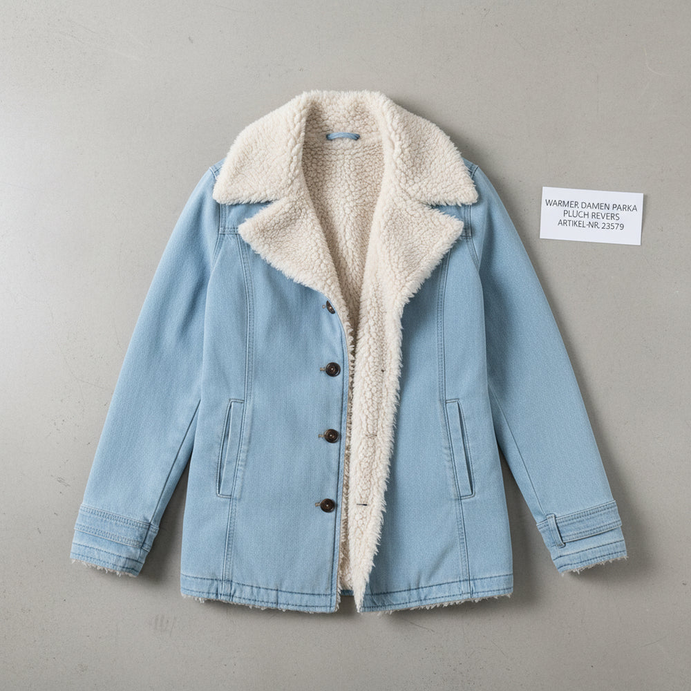 Warmer Damen Parka mit Plüsch Revers | Winter